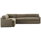 Aurelia 3 Piece Sectional, Broadway Olive by Amber Lewis x Four Hands