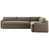 Aurelia 3 Piece Sectional, Broadway Olive by Amber Lewis x Four Hands