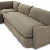 Aurelia 3 Piece Sectional, Broadway Olive by Amber Lewis x Four Hands