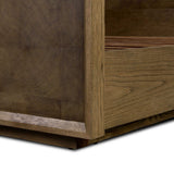 Salta Bed, Brown Oak Thin Oyster by Four Hands