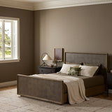 Salta Bed, Brown Oak Thin Oyster by Four Hands