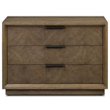 Salta Nightstand, Brown Oak Thin Oyster by Four Hands