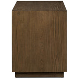 Salta Nightstand, Brown Oak Thin Oyster by Four Hands