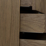 Salta Nightstand, Brown Oak Thin Oyster by Four Hands