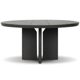 Ernest Outdoor Metal Dining Table, Bronze by Four Hands