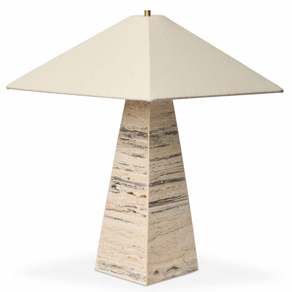 Andros Table Lamp, White by Four Hands