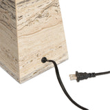 Andros Table Lamp, White by Four Hands