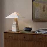 Andros Table Lamp, White by Four Hands