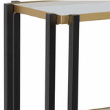 Kentmore Etagere, Black/Gold-Furniture - Storage-High Fashion Home
