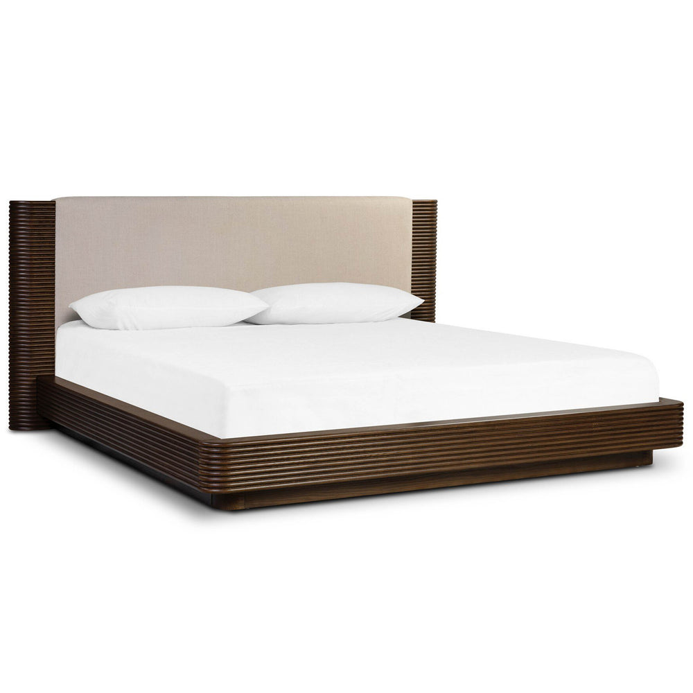 Benny Upholstered Bed, Harbor Sand by Four Hands