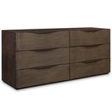 Amiro 6 Drawer Dresser, Tumble Brown by Four Hands