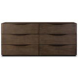 Amiro 6 Drawer Dresser, Tumble Brown by Four Hands