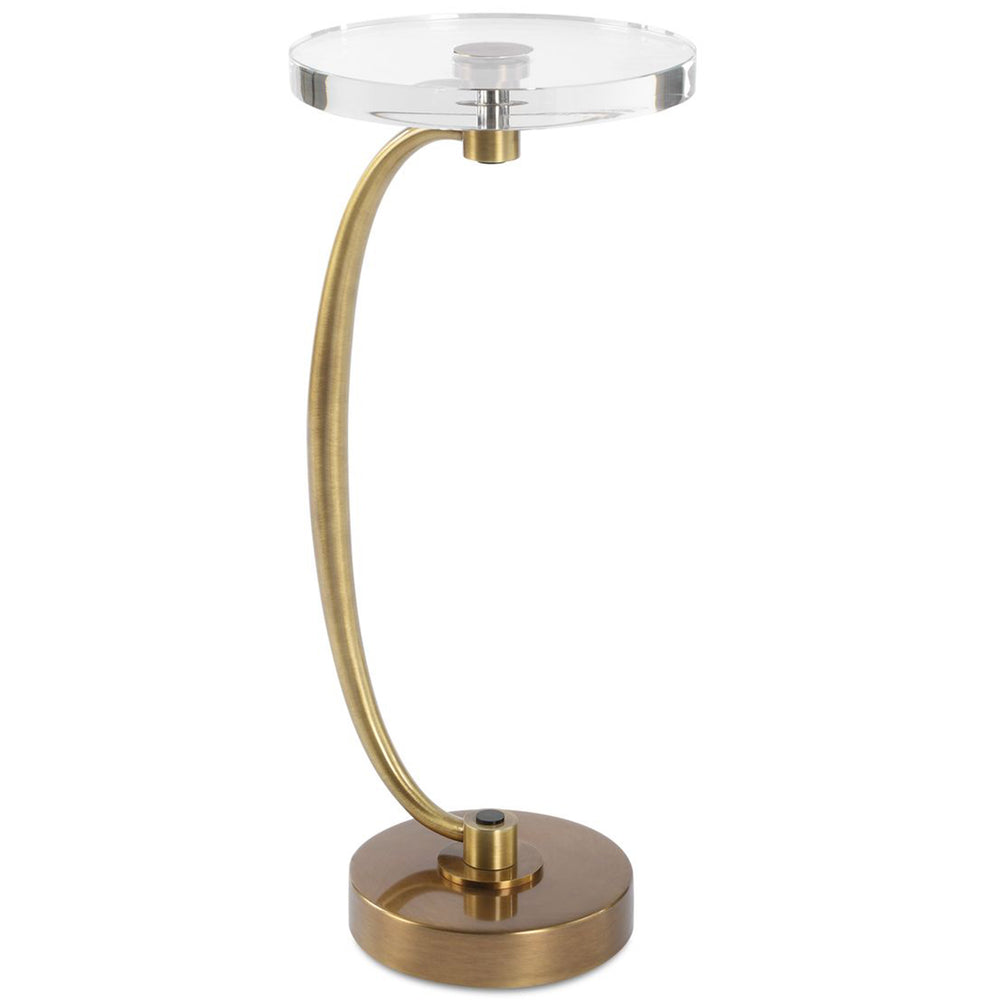 Waveney Drink Table, Brass