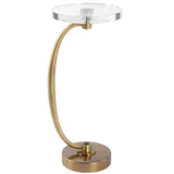 Waveney Drink Table, Brass