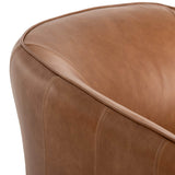 Rodgers Leather Swivel Chair, Sonoma Chestnut by Four Hands