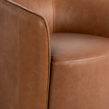 Rodgers Leather Swivel Chair, Sonoma Chestnut by Four Hands