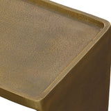 Derwent Side Table, Antique Brass-Furniture - Accent Tables-High Fashion Home