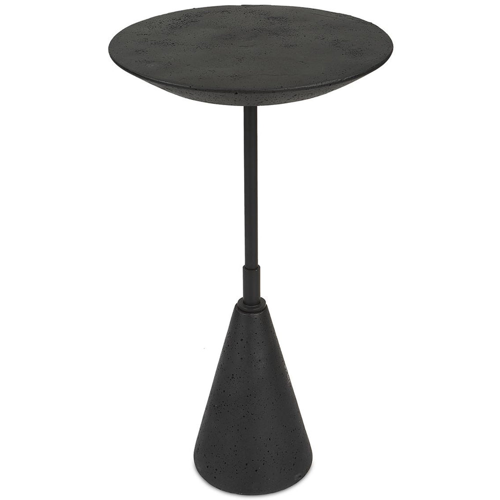 Midnight Accent Table, Black-Furniture - Accent Tables-High Fashion Home