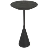 Midnight Accent Table, Black-Furniture - Accent Tables-High Fashion Home