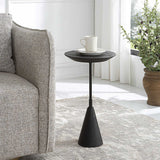 Midnight Accent Table, Black-Furniture - Accent Tables-High Fashion Home