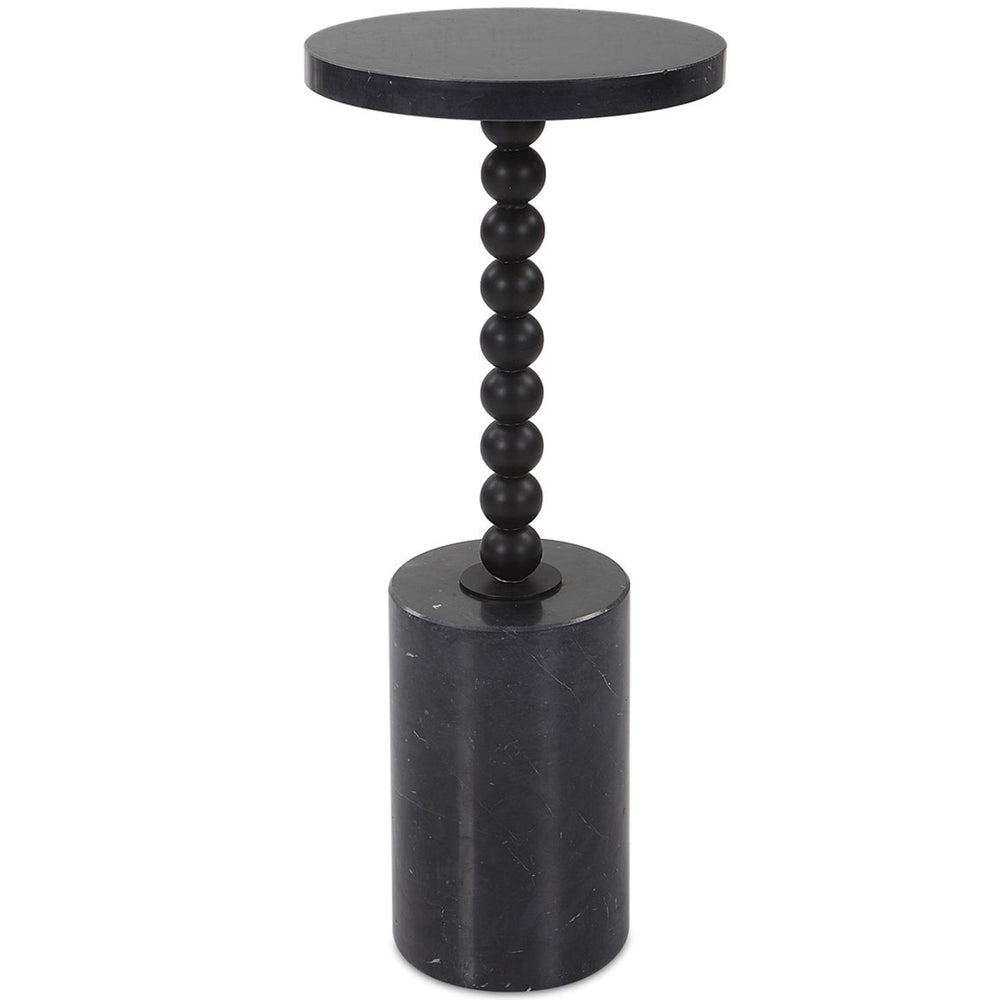 Bead Drink Table, Black
