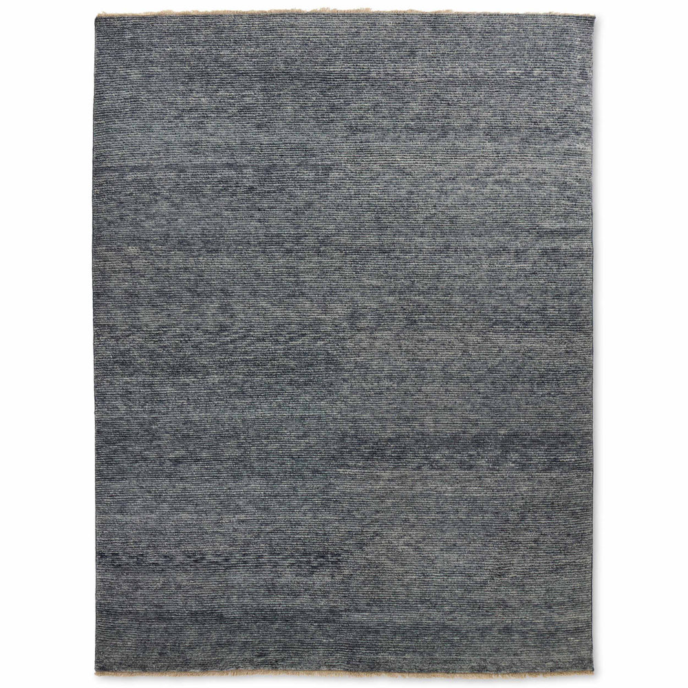 Halima Hand-Knotted Rug, Denim  by Four Hands