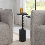 Bead Drink Table, Black