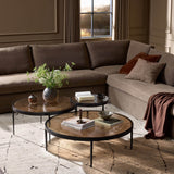 Yoko Nesting Tables, Smoked Brown, Set of 3 by Four Hands-Furniture - Accent Tables-High Fashion Home