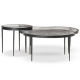 Yoko Nesting Tables, Clear, Set of 3 by Four Hands-Furniture - Accent Tables-High Fashion Home