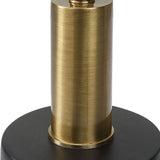 Spector Accent Table, Satin Black-Furniture - Accent Tables-High Fashion Home