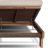 Moxie Outdoor Double Chaise, Ellor Beige by Four Hands
