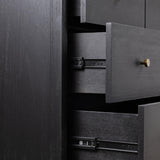 Sullivan 8 Drawer Dresser, Black Acacia Veneer by Four Hands