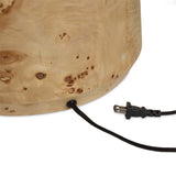 Daxton Table Lamp, Light Mappa Burl by Amber Lewis x Four Hands