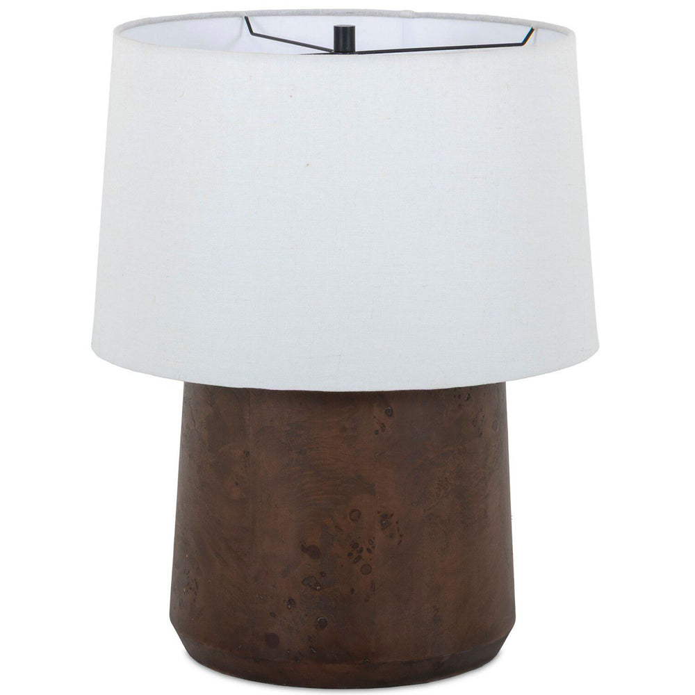 Daxton Table Lamp, Dark Brown Mappa Burl by Amber Lewis x Four Hands