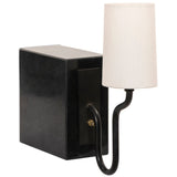 Calla Bookshelf Lamp, Black Marble by Amber Lewis x Four Hands