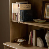 Calla Bookshelf Lamp, Black Marble by Amber Lewis x Four Hands