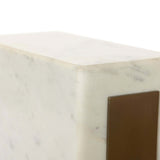 Calla Bookshelf Lamp, White Marble by Amber Lewis x Four Hands