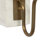 Calla Bookshelf Lamp, White Marble by Amber Lewis x Four Hands
