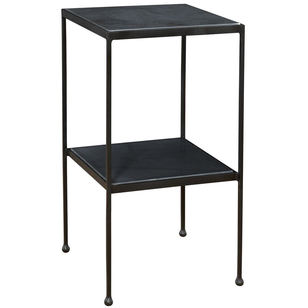 Sherwood Accent Table, Black-Furniture - Accent Tables-High Fashion Home
