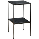 Sherwood Accent Table, Black-Furniture - Accent Tables-High Fashion Home