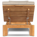Sterling Outdoor Chaise, Ibiza Mole by Four Hands