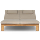 Sterling Outdoor Double Chaise, Ibiza Mole by Four Hands