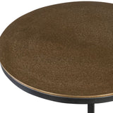 Brunei Accent Table, Gold-Furniture - Accent Tables-High Fashion Home