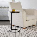 Brunei Accent Table, Gold-Furniture - Accent Tables-High Fashion Home