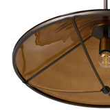 Lucine Pendant, Amber Glass by Four Hands