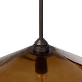 Lucine Pendant, Amber Glass by Four Hands