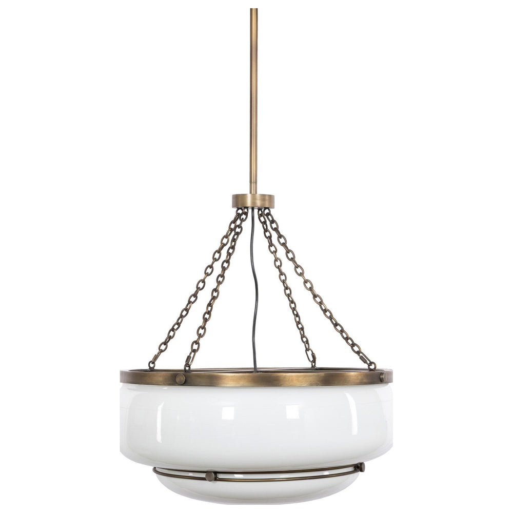 Brennock Pendant, Milk Glass by Four Hands — PRM_1