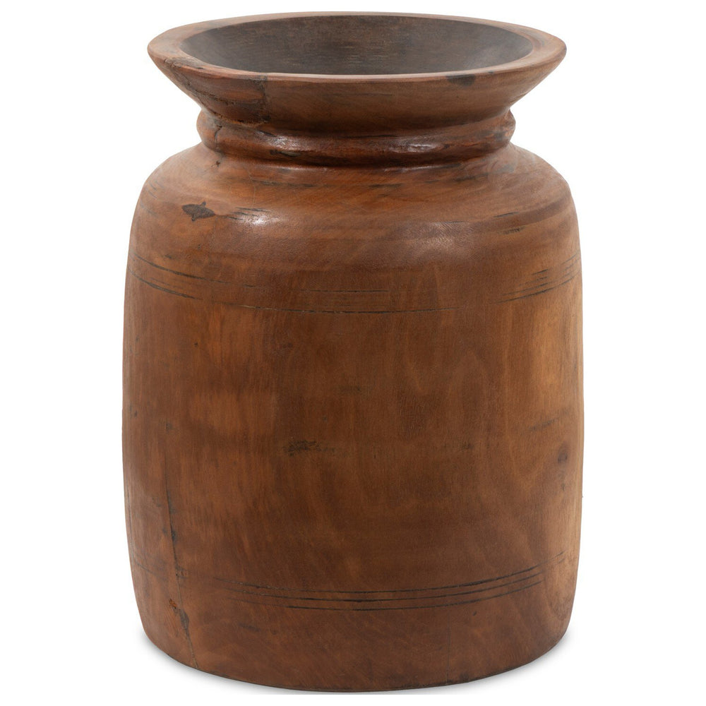 Malbi Wood Vessel, Brown Reclaimed by Four Hands — PRM_1