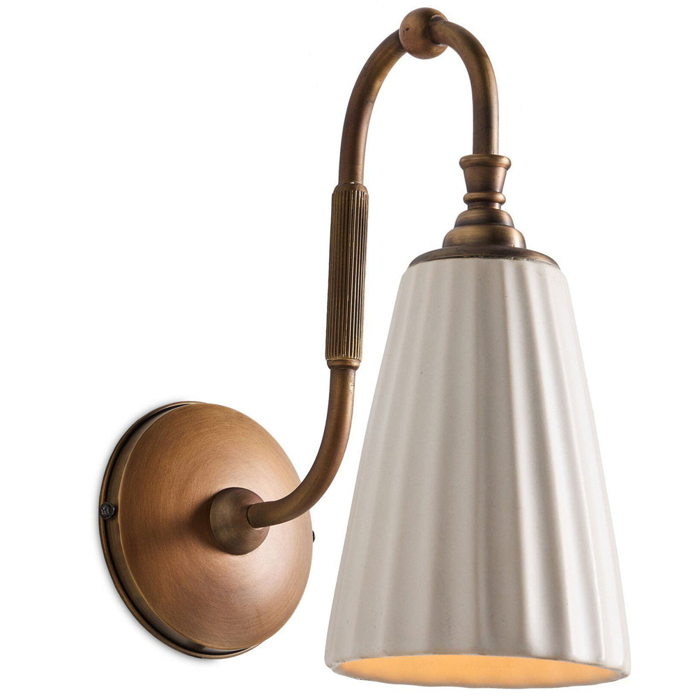 Wilma Sconce, Matte Aged Brass by Amber Lewis x Four Hands