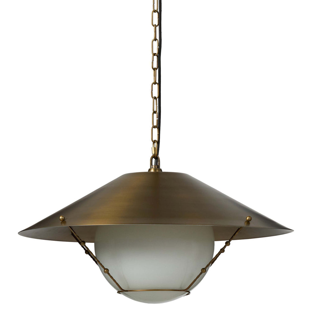 Britmore Pendant, Aged Antique Brass by Amber Lewis x Four Hands